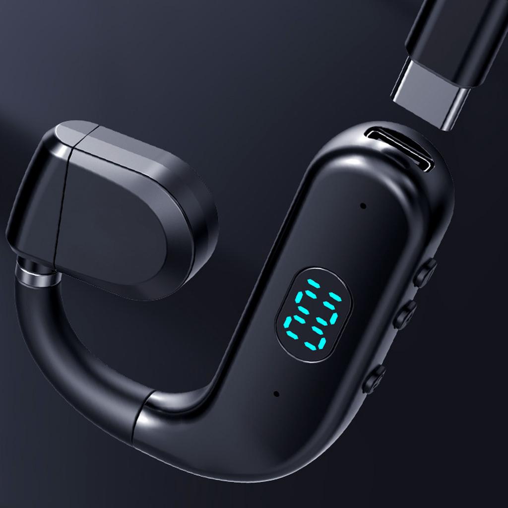   Headset   5.3 Noise Cancelling HD Calls   Battery Life Single Ear Earpiece for Business Sports Game