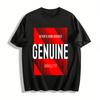 Authentic Denim Industry Quality Print Casual Top Pure Cotton T-shirt