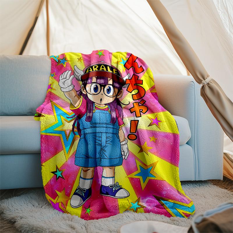 Arale Printed Throw Blanket—soft,warm;versatile Blanket for All Seasons—perfect As &air-conditioning Throw,nap Blanket