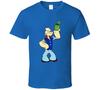 Popeye The Sailor Unisex Holding Spinach T Shirt