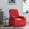 VidaXL Reclining Massage Armchair, Relaxation Chair with Cup Holders, Seat with Backrest and Armrests Living Room, 372515