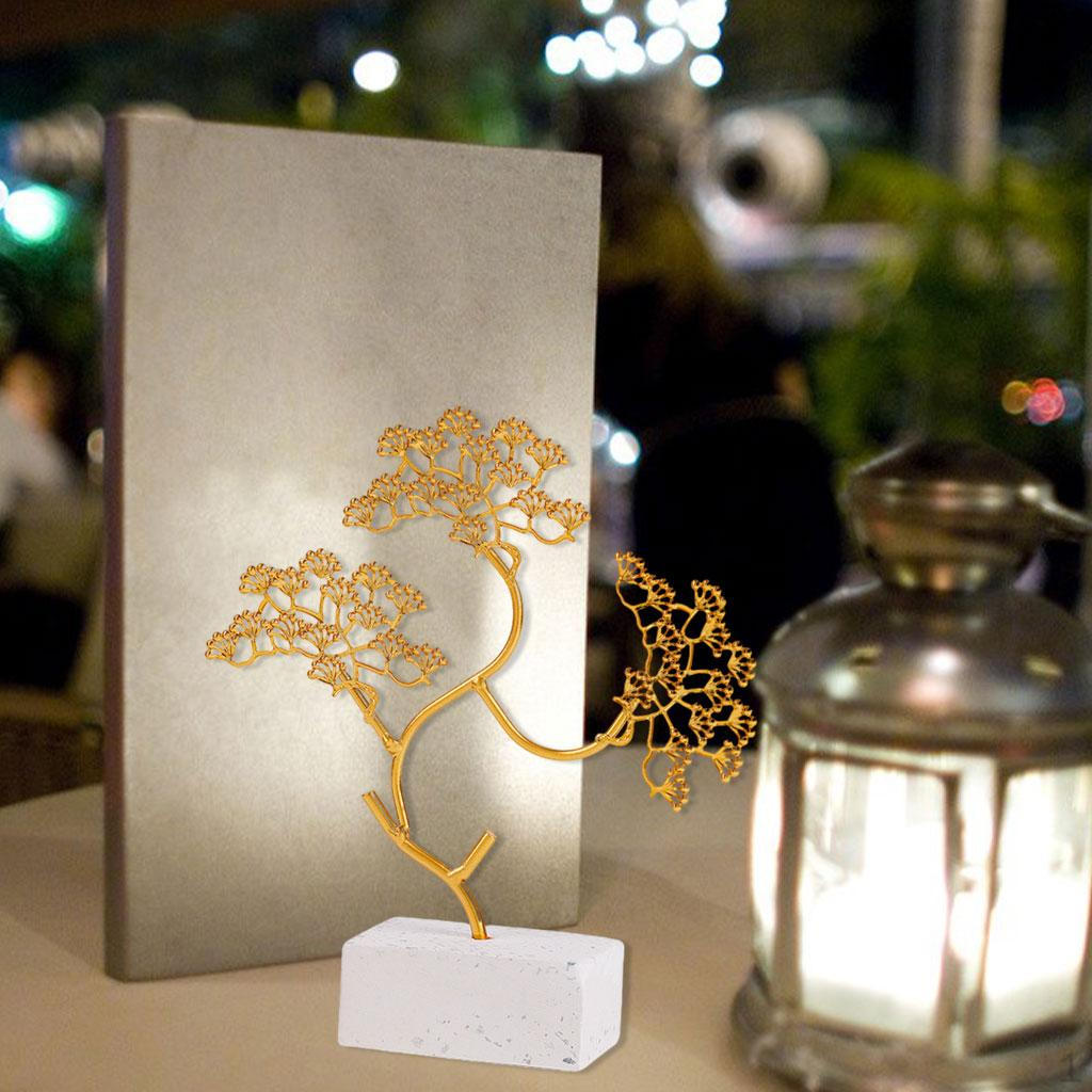 

Guests Ornament, Small Shape Metal Sculpture, Living Room Crafts Tabletop Statue, Decoration C Style