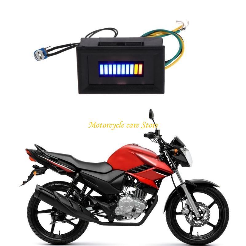 U75F 12V Universal Adjustable LED Oil Gauge Fit for Motorcycle Car level Gauge