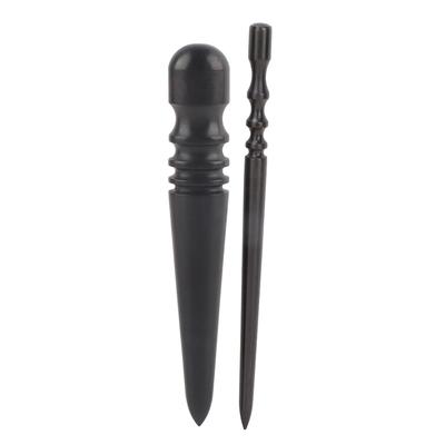 2 pz Strozzatore Bordo in Pelle e Legno MultiTaglia Lucida Strumento per Lavorazione Pelle Artigianato Fai da Te Lavoro Manuale