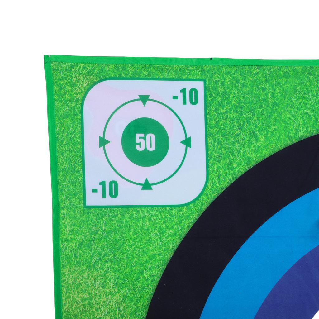 Golf Chipping Game Dual Sided Mat Indoor Outdoor Sports Toy Adjustable Golf Club with Non Slip Grip Easy Setup for