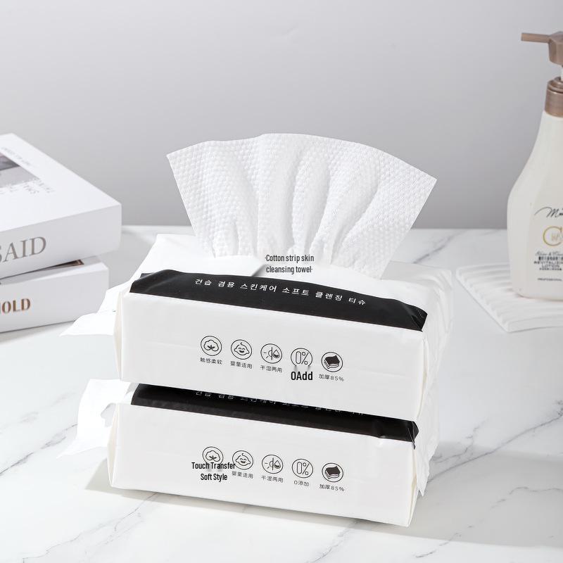 Wall-Mounted Extra Large Disposable Lint-Free Cotton Face Towels