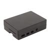 Heatsink Case Aluminium Alloy Cooling Metal Case with Multiple Interfaces for RasPi 4b Black