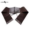 Women's Elastic Waist Belt Wide Leather Belt To Wear with Dress Women's Belt Black Waist Belt Women's Versatile Fashion Belt