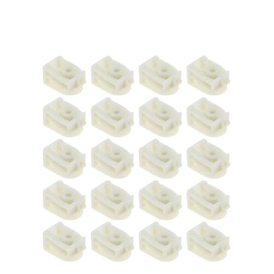 10Pcs Car Fender Clips Front And Rear Fender Liner C-shaped Clip Plastic 07147311312 For BMW X1 X5 X6 Car Accessories