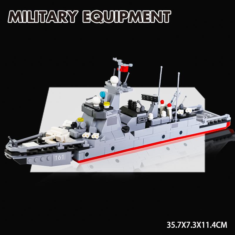 Destroyer Aircraft Carrier Military Assembly Model Building Blocks Boy  Children Development Puzzles, Military Enthusiasts Gift