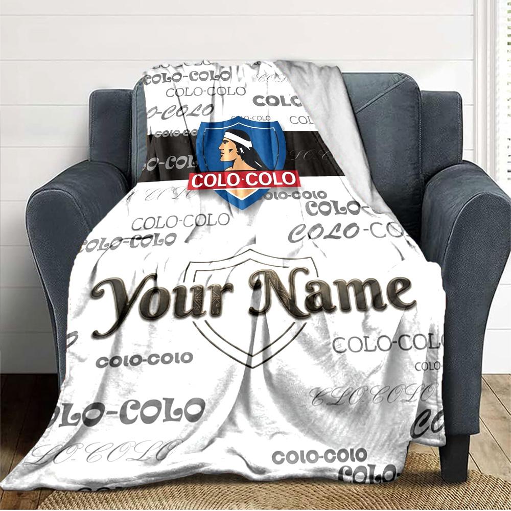 Name Custom COLO COLO Fc Print Flannel Blanket High Quality Warm Comfortable Cover for All Seasons Perfect for Gifts Home Decor