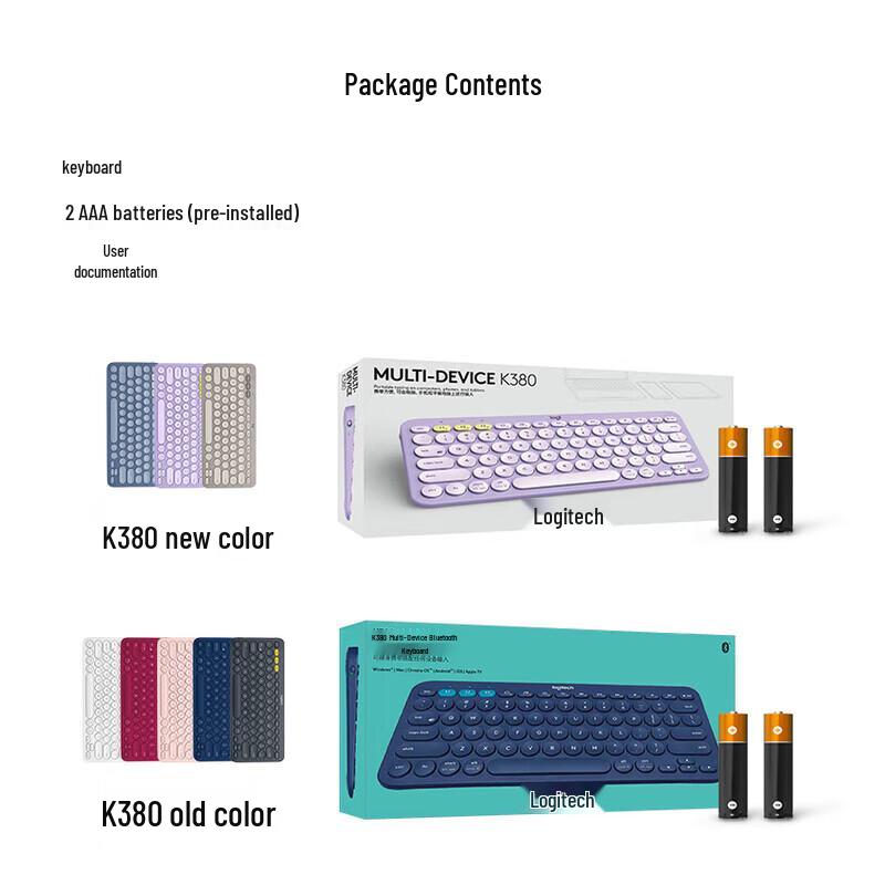 Logitech K380 Multi-Device Bluetooth Keyboard