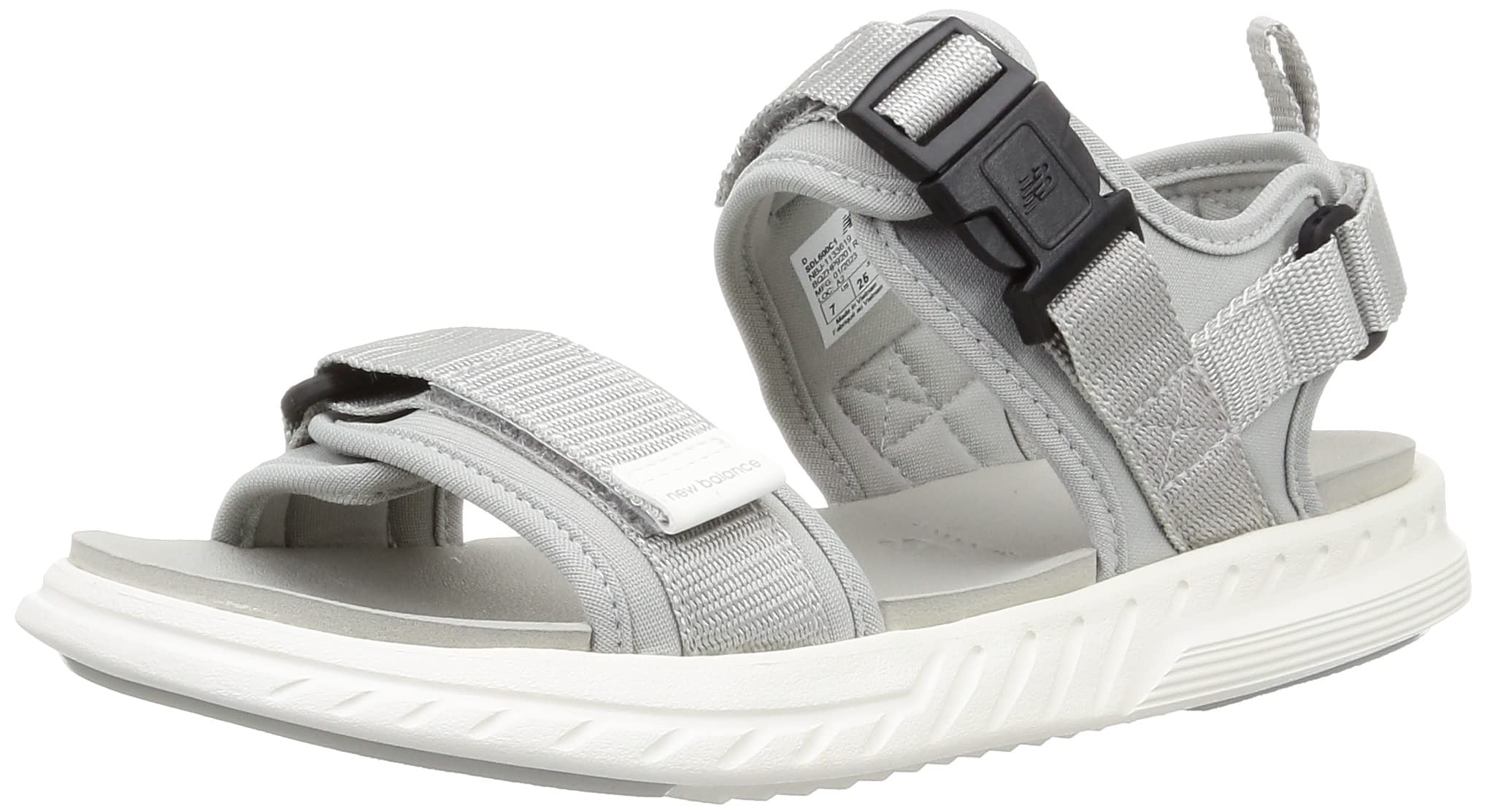 

Спортивные сандалии 600 STRAP Ремешок C1 см D [New Balance] Мужские (СЕРЫЙ) 28,0