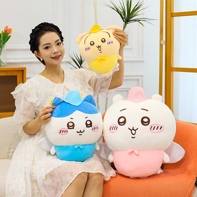 Angel Wings Usaki Little Eight Plush Toy Cute Jiika Wow Doll Pillow Ragdoll