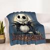 Christmas Nightmare Blanket Durable Comfort Perfect for Bed Seaside Couch All-Season Use Playful Design Ideal Gift for Friends Family Couples Picnic