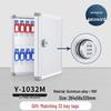 Wall-Mounted Key Management Cabinet for Real Estate & Car Keys
