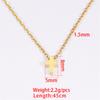 Gold Cross Necklace For Women Gold Color Stainless Steel Fashion Female Small Jesus Cross Pendant Jewelry