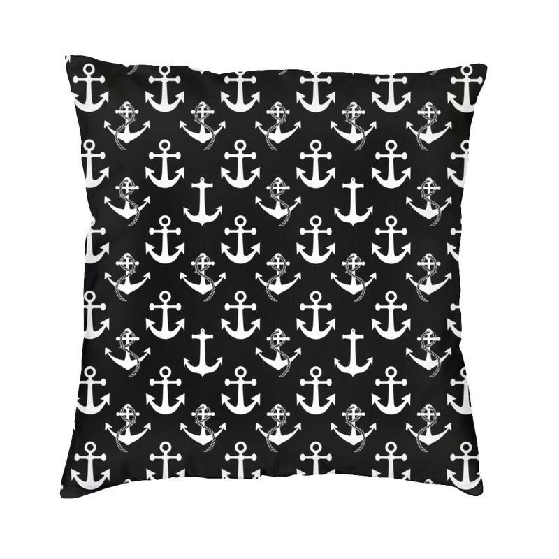Vibrant Gray Compass Square Throw Pillow Case Home Decorative 3D Double Side Printed Nautical Sailing Sailor Cushion Cover 30x30cm 12x12in