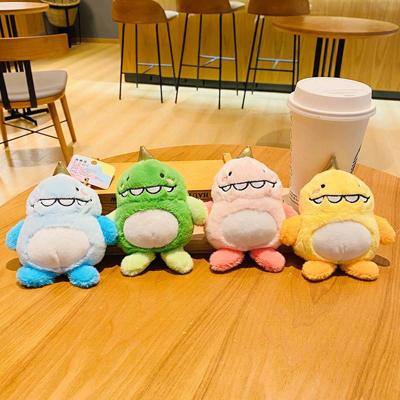 Creative Bb Monster Plush Keychain Fluffy And Fun Couple's Keyring Gift
