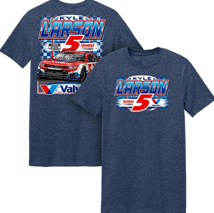 

Kyle Larson #5 Valvoline Navy Blue TShirt Size S5Xl Unisex T-Shirt S