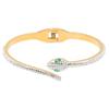 Open Clasp Hinged Bracelet Classic Embed Rhinestones Love Friendship Bracelet for Teen Her Him