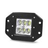 18w Double Row Car LED Floodlight for Off-Road Vehicles - Square 6LED Auxiliary Lighting