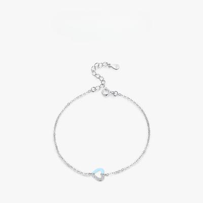 The New S925 Sterling Silver Micro Inlaid Love Bracelet Is A Popular Design for Female Niche, Fashionable and Versatile Instagram