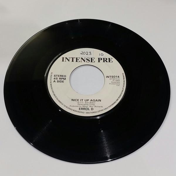 

7inch Record ERROL D Nice It Up Again INTS014 INTENSE 1984 UK Reggae Ska Dub Used