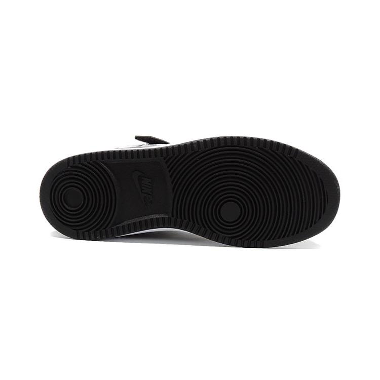 Nike Court Borough Low Top Skateboard Shoes Black White Children Aged 3 7 Years Old 870025-005