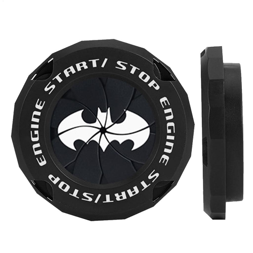 Universal Car Ignition Start Switchs Protective Cover Onekey Start Stop Button Cover Motorcycle Engine StartRing Car Interior