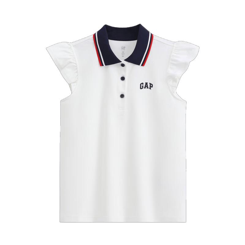 Gap Girls' Big Kids' Moisture-Wicking Flutter Sleeve Polo Shirt