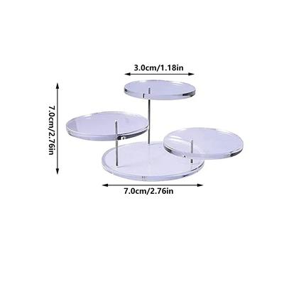 Acrylic Ring Jewelry Display Rack Multi-layer Round Jewelry Rotating Display Table Cake Dessert Disp