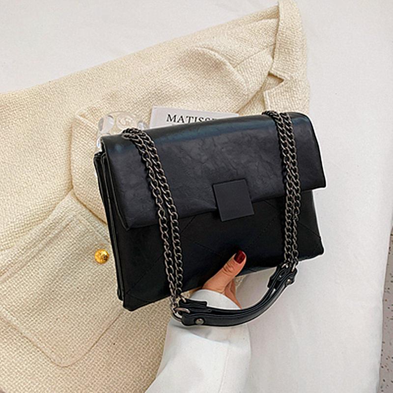Neueste PU-Leder-Laptoptasche Einfache Handtaschen Berühmte Marken Damen-Umhängetasche Lässige Große Tragetasche Vintage Damen-Umhängetaschen