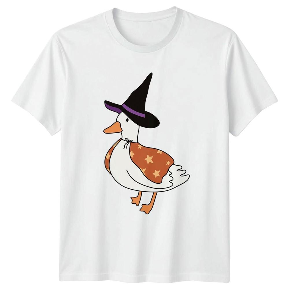 Witch Duck Halloween Costume TShirt Cute Animal Halloween Gift For Him And Her S