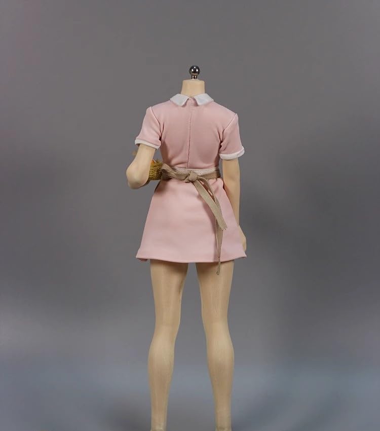 Scale Action Figure Compatible with TBLeague and Other Bodies HAILI TOYS HU9046A1 Family Restaurant Clerk Beautiful Female Pink Uniform Set Body and