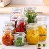Transparent Glass Sealable Food Storage Jar & Pickling Crock