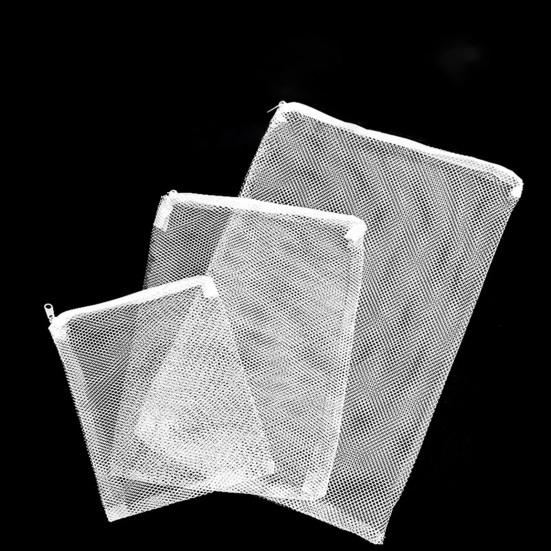 2Pcs Aquarium Filter Media Taschen Fisch Tank Filter Mesh Tasche mit Zipper für