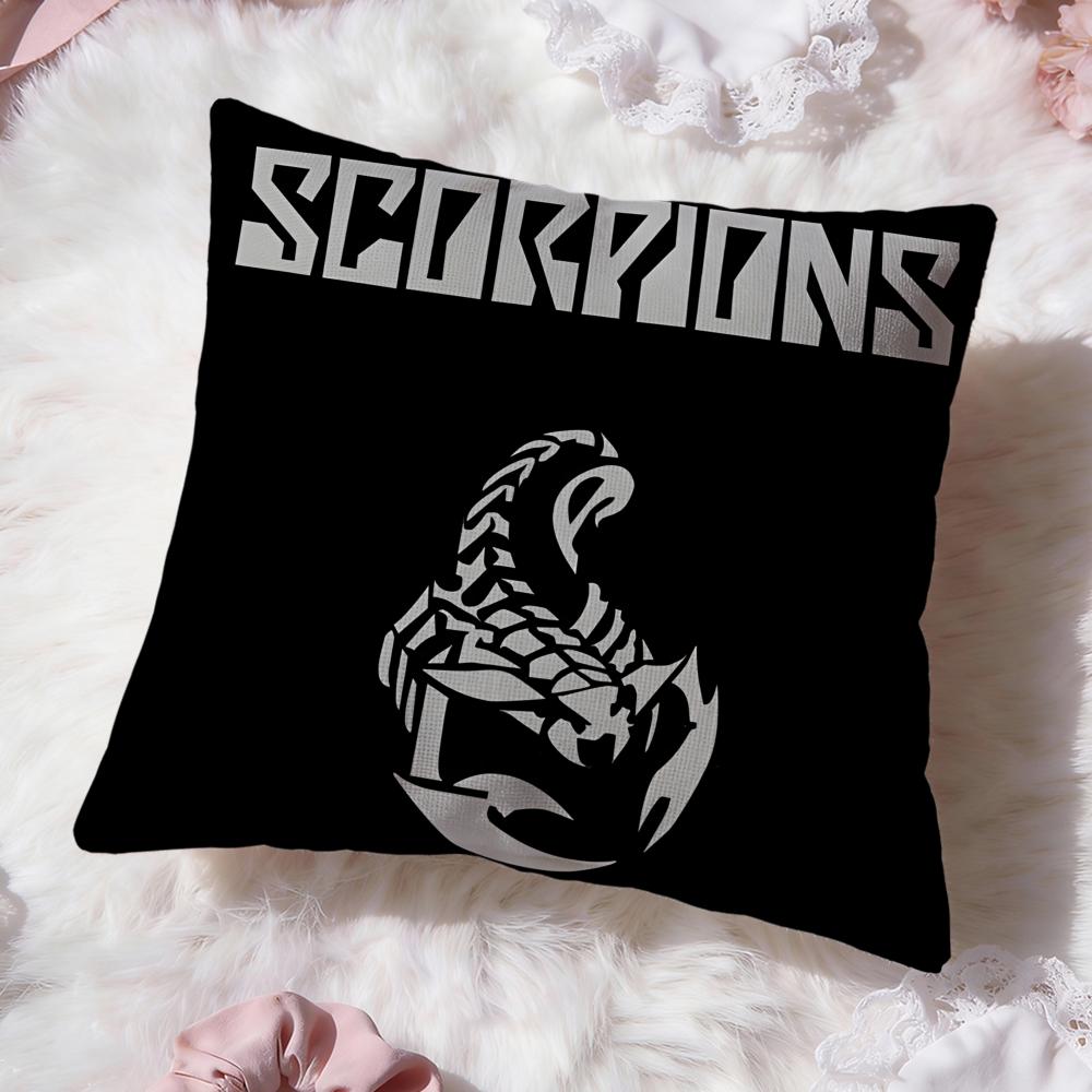 Scorpions Band Hot Cushion Cover Premium Comfort Reversible Pillow Cove -Two In One Design for Any Room & Car Interior