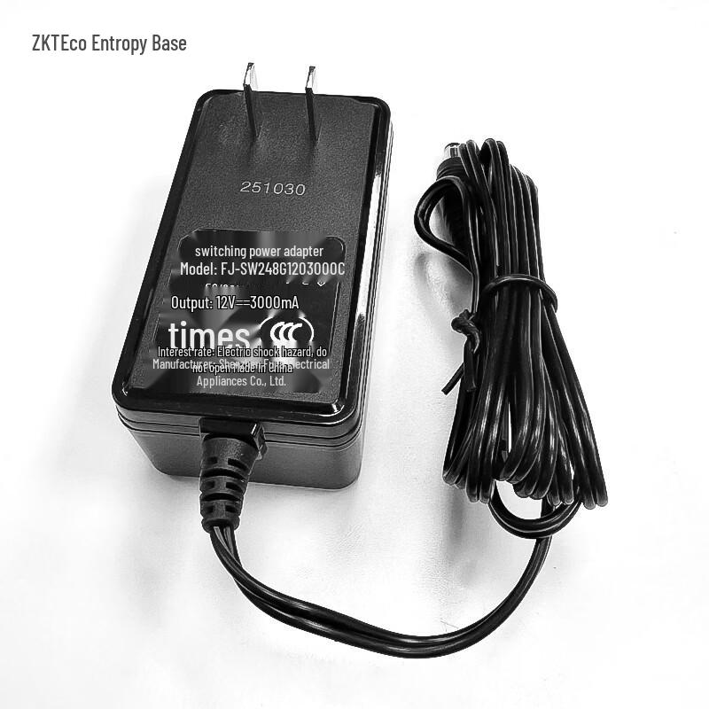 Адаптер питания для машины учета рабочего времени ZKTECO