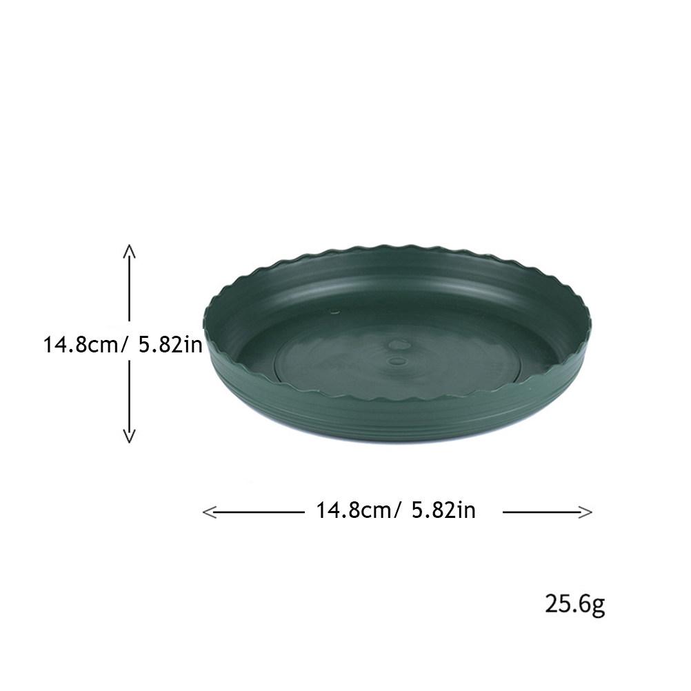 3Pcs Plastic Flower Pot Tray Sturdy Round Base Protector Tray for Small Plant Pots Succulent Garden Use Small Plant Pots Base