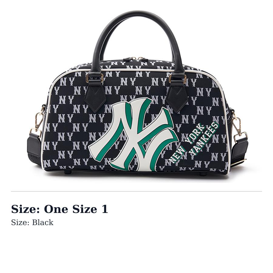MLB Polyester Sports Bag, Handbag, Shoulder Bag Crossbody Bag Regular Unisex Black 7ACRMT13N-50BKS One Size 1