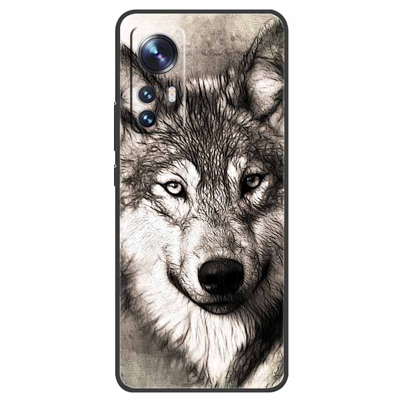 For Xiaomi 12 Lite 5G Case Shockproof Soft Silicone TPU Back Cover For Xiaomi Mi 12 Lite 5G Phone Case Mi12Lite 12Lite Cartoon