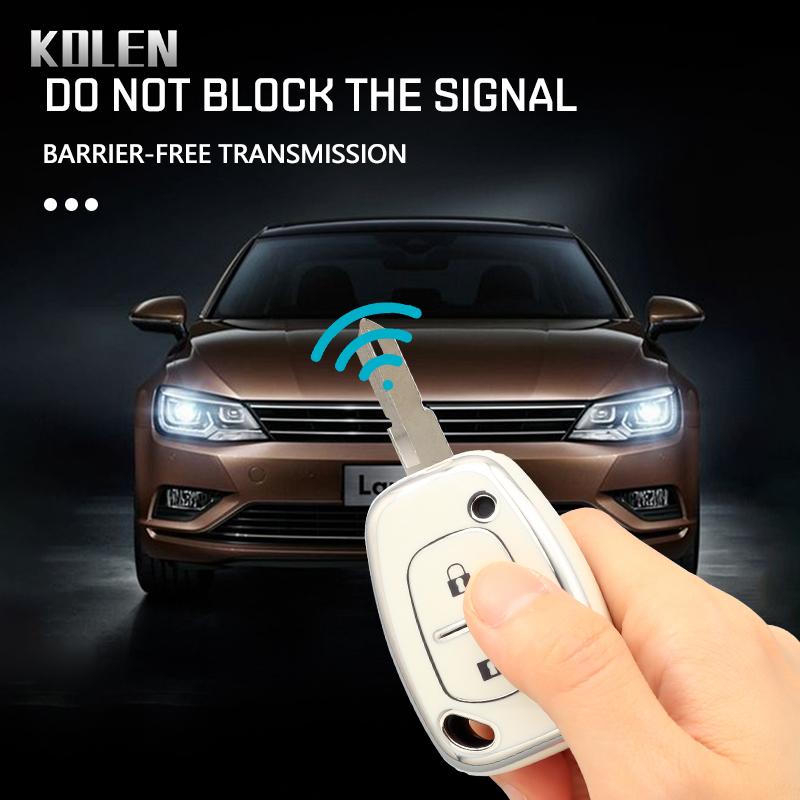Tpu Car Key Case Fob Cover For Vauxhall Opel Vivaro For Renault Movano Trafic Kango 2 Button Protector Shell Accessories