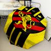 1PC Sport Club Football Crest Printed Umbrella Folding umbrella, automatic umbrella 8-Frame for Travel, camping Fan gifts Christmas Gifts