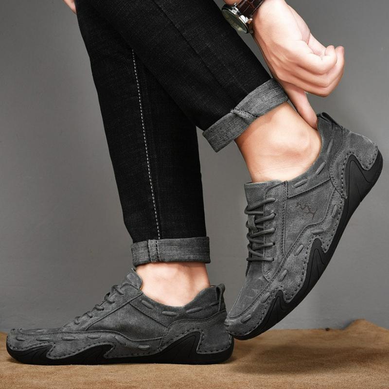 Fashion Men's Casual Shoes Suede Sneakers Luxury Outdoor Moccasins Breathable Shoes Casual Men Driving Shoes Handmade Plus Size Loafers
