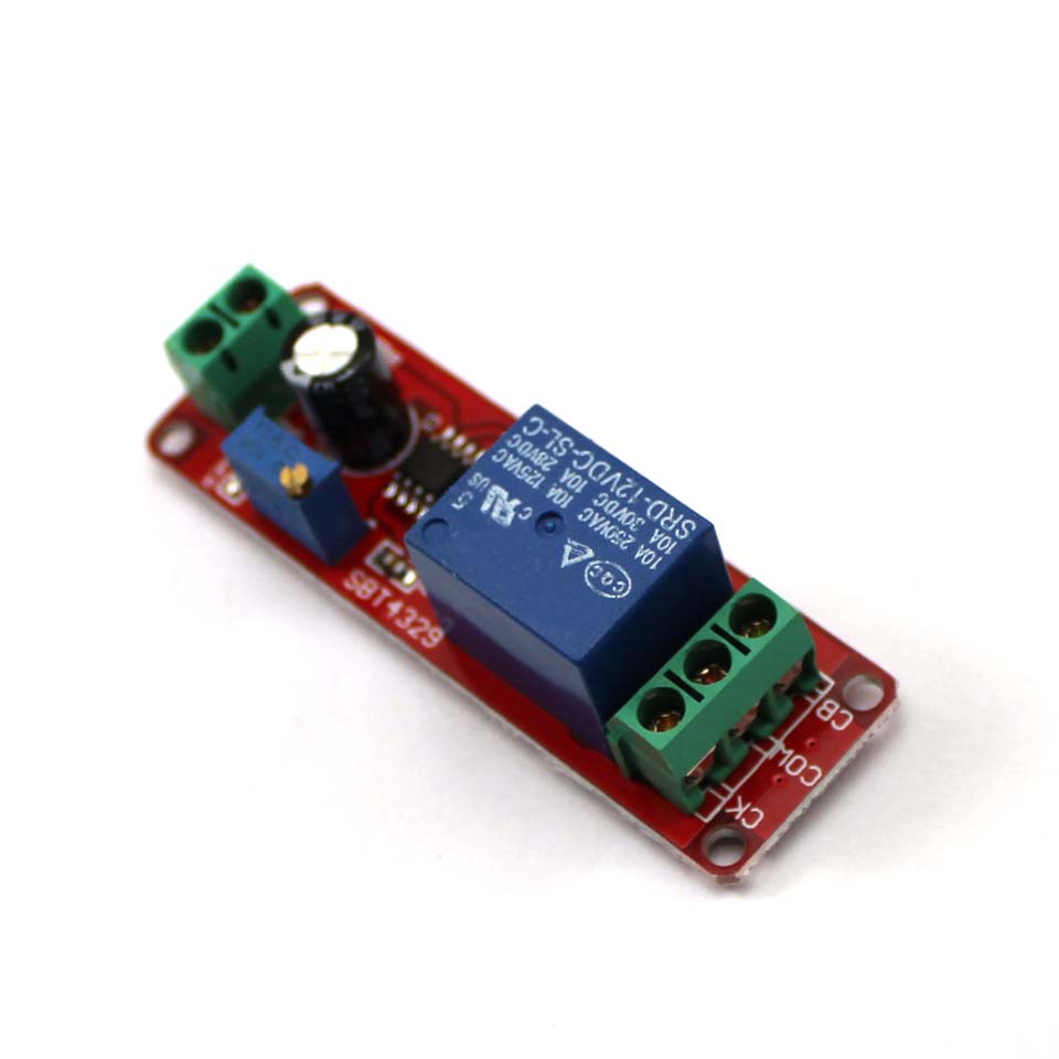 NE555 DK555 Comutator Temporizator Modul Deconectare Ajustabil Modul Releu cu Întârziere Temporizată DC 12V Shield Releu cu Întârziere 0~10S