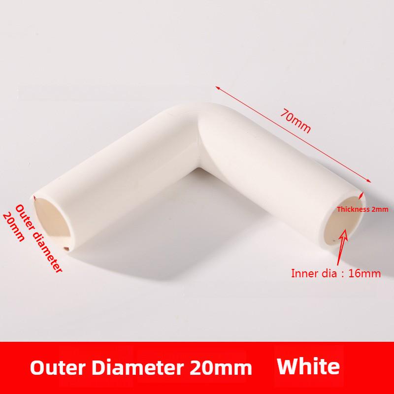 1PCS PVCTube Extended Fish Tank Elbow 90 Degree Elbow Connector Aquarium Garden Irrigation Water Pipe Accessories O.D 20/25/32mm