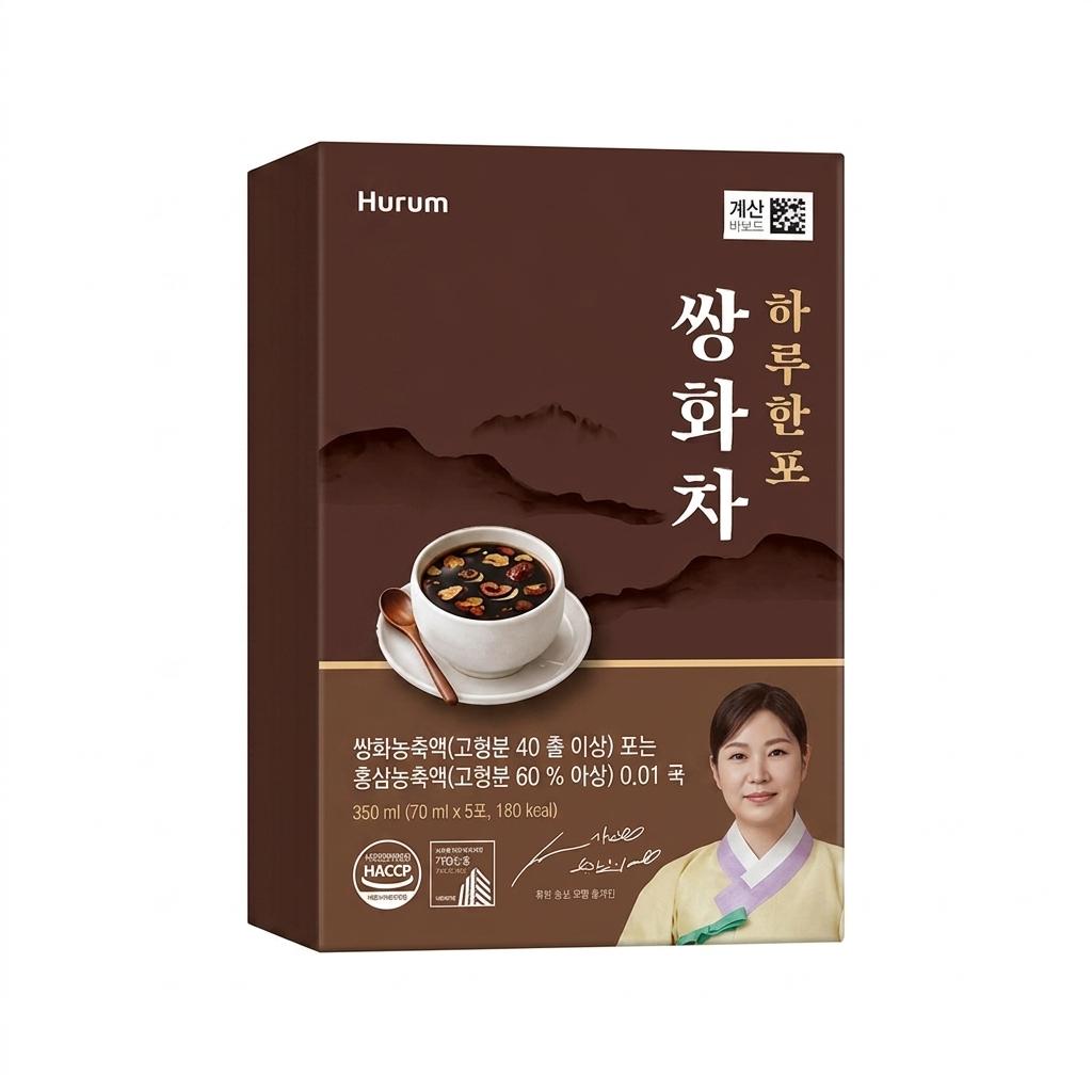 Hurum One Packet a Day Traditional Ssanghwa Tea 70ml x 5 Packets