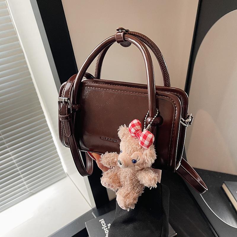 Geantă de mână la modă pentru femei, nouă, versatilă, geantă pătrată mică, geantă de umăr casual