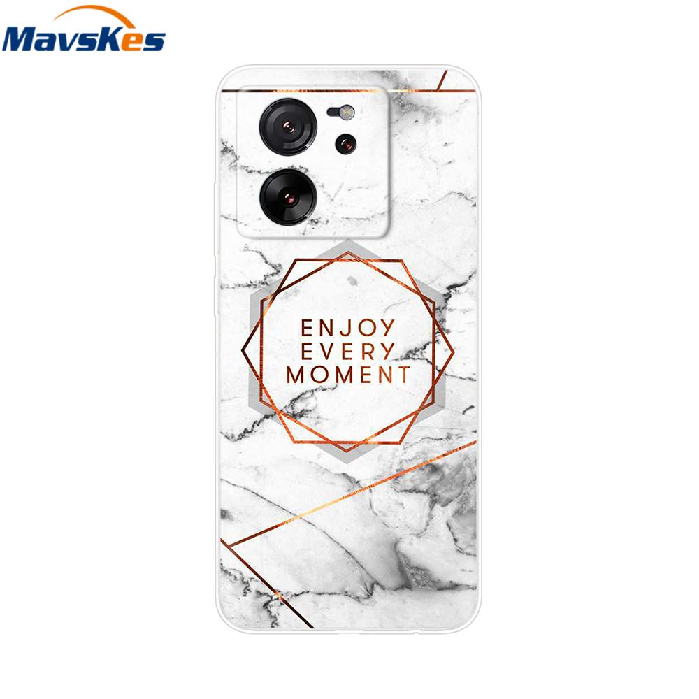 Clear Silicone Case For Xiaomi 13T Pro Back Cover For Xiaomi 13T Case Soft TPU Bumper Protective Phone Cases Mi13T Fundas Coque
